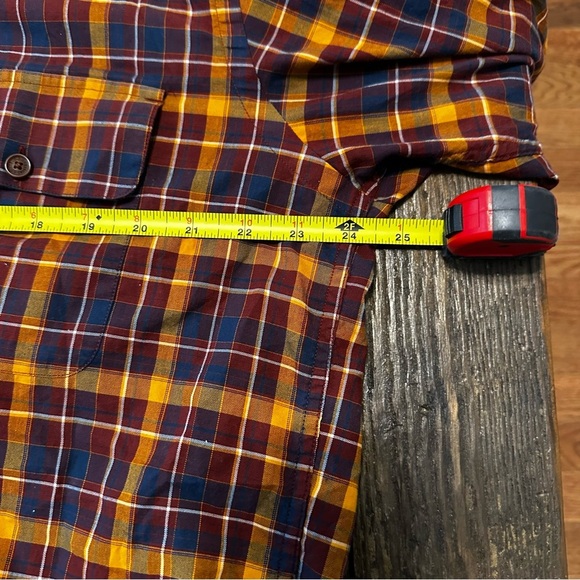 ORVIS Men's Plaid Button Down Size Large 100% Cotton Casual Mid-Weight Durable - Picture 10 of 10